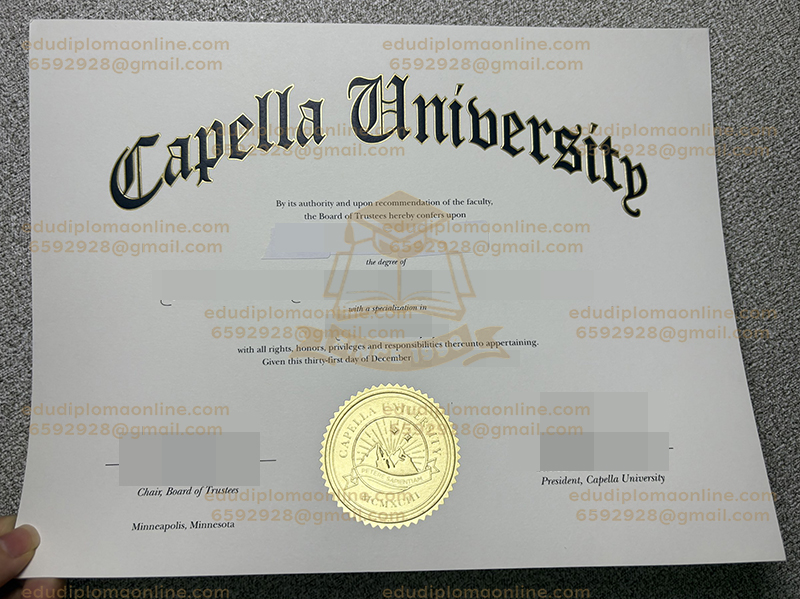 Capella University Diploma