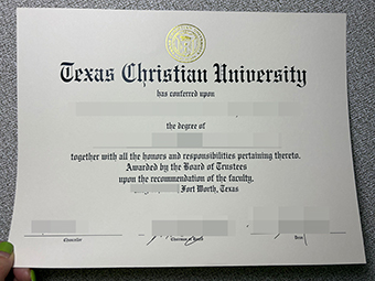 Texas Christian University Credentials-1