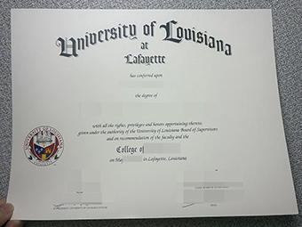 UL Lafayette diploma-1