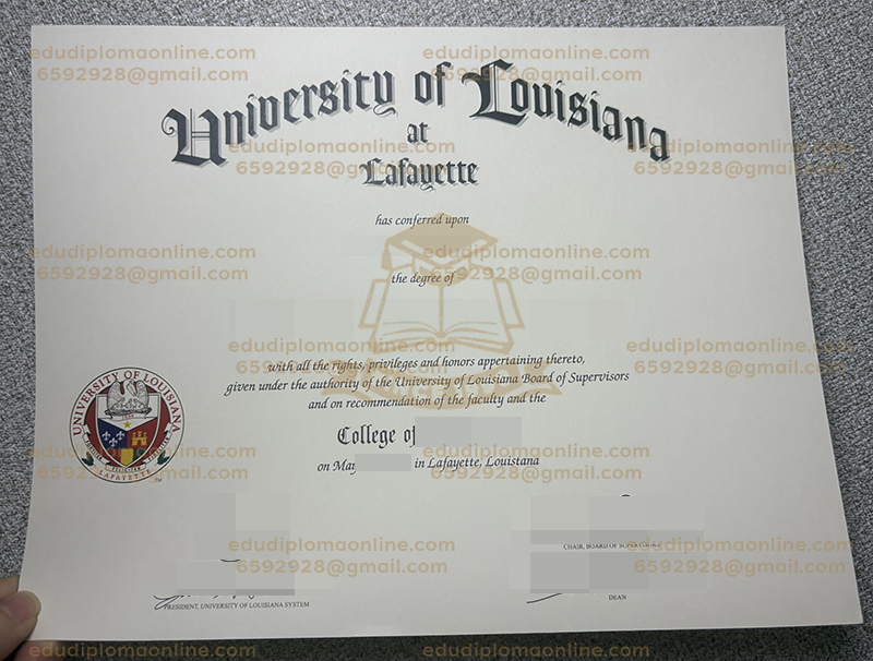 UL Lafayette Diploma