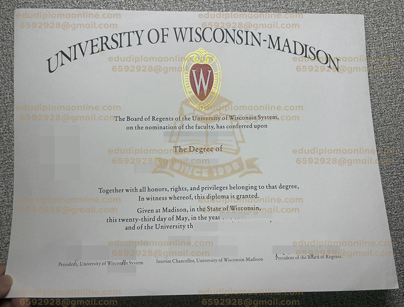UW–Madison Diploma