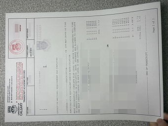 University of Calgary transcript-1