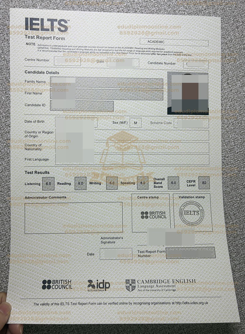 IELTS Certificate
