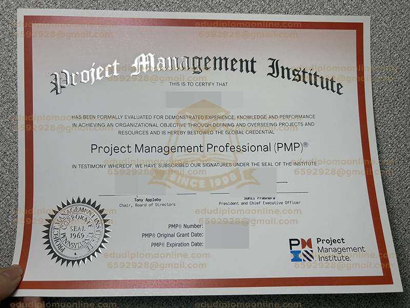 PMP Certificate