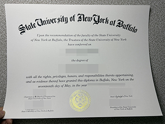 SUNY Buffalo diploma-1