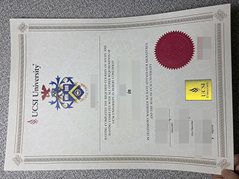 UCSI University diploma-1