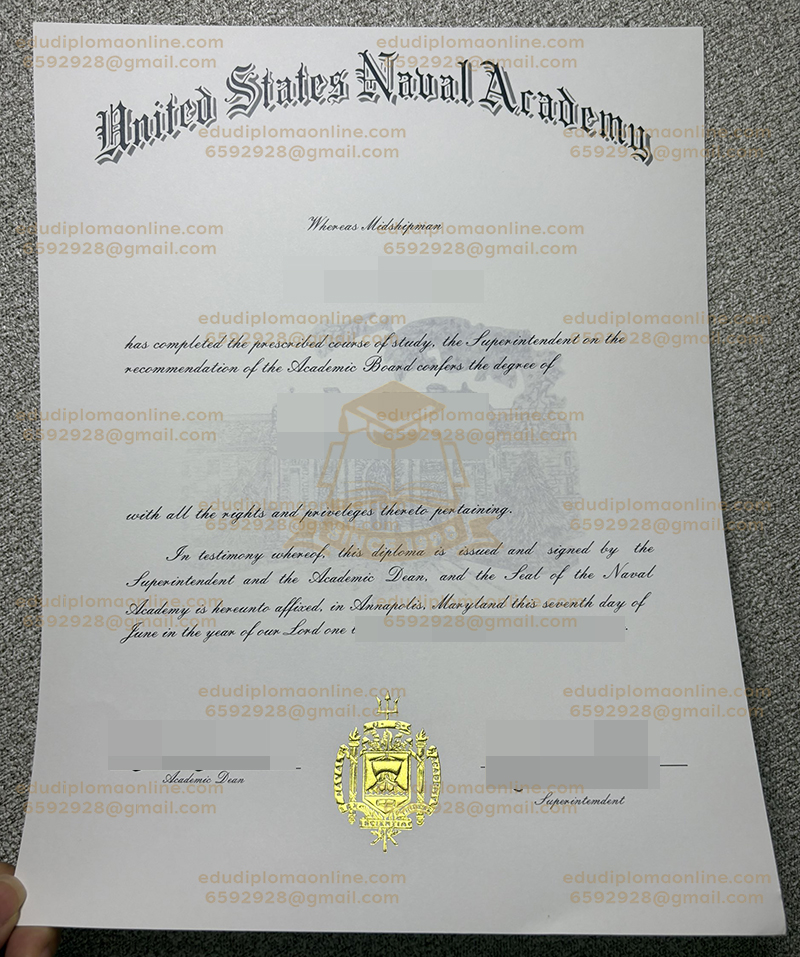 USNA Diploma
