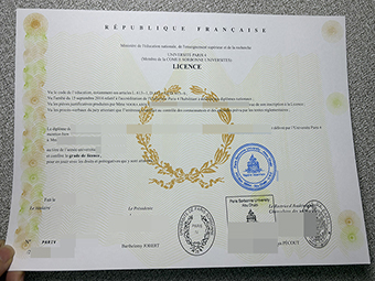 Université Paris 4 Diploma-1