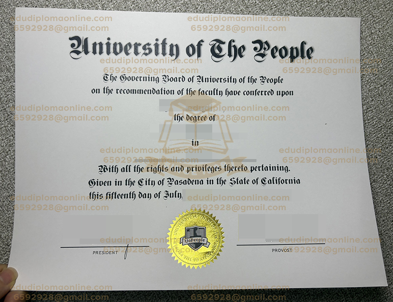 University of the People Diploma