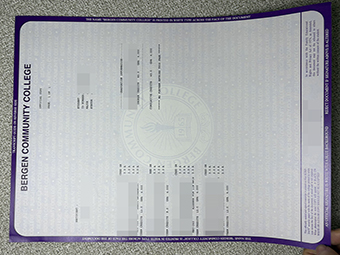 Bergen Community College Transcript-1