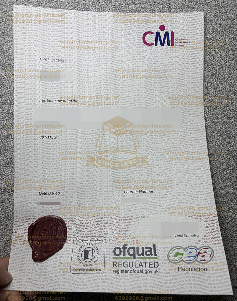 CMI Certificate