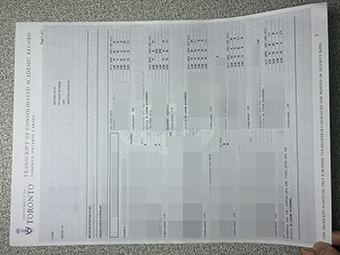 University of Toronto academic transcript-1